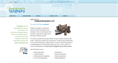Desktop Screenshot of designerstypography.com